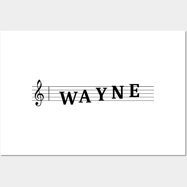 Name Wayne Wall Art by gulden